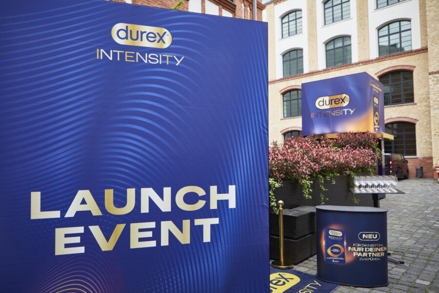 DUREX Intensity Launch Event Eingangsbereich