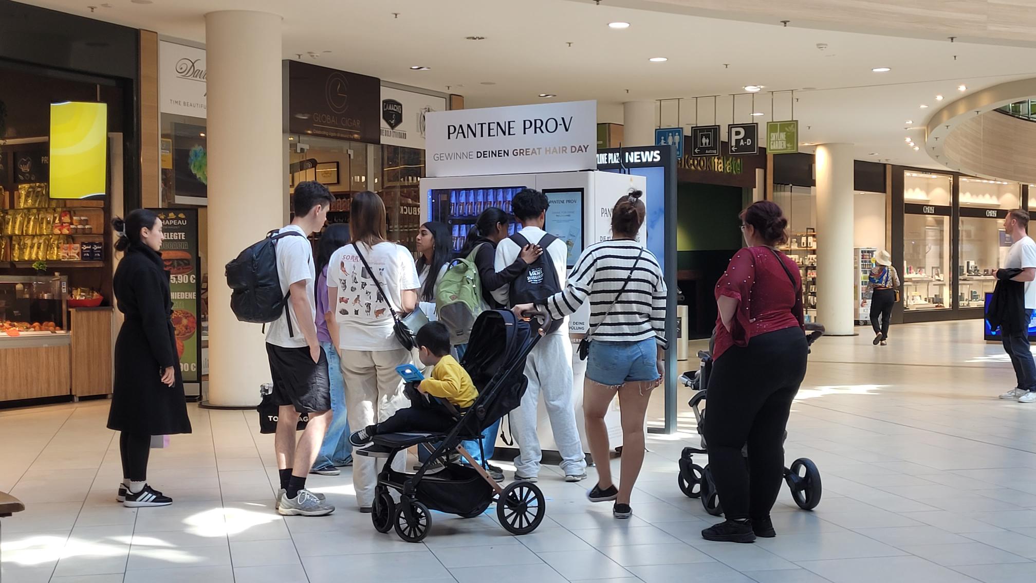 Vending Machine bei einer Pantene Aktion