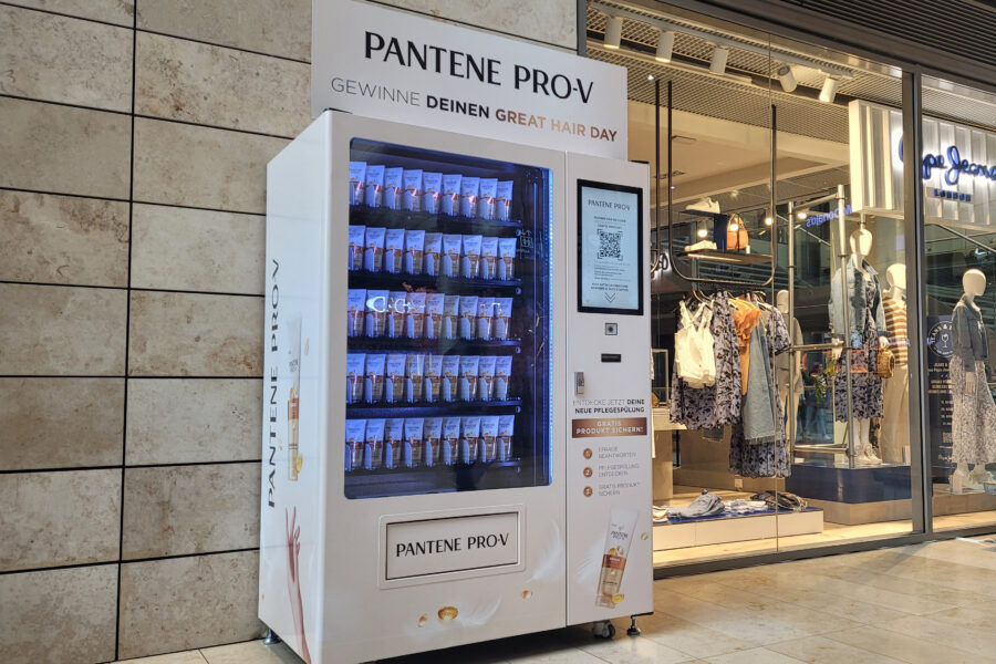 Pantene Vending Machine Aktion