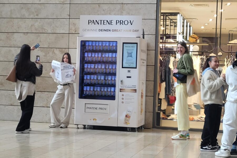 Pantene Vending Machine Aktion